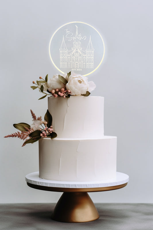 Temple Cake Topper